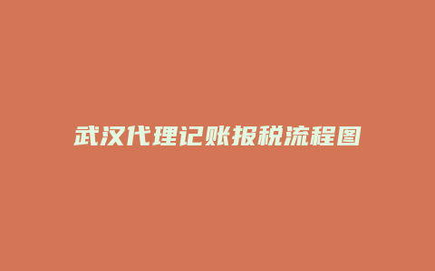 武汉代理记账报税流程图